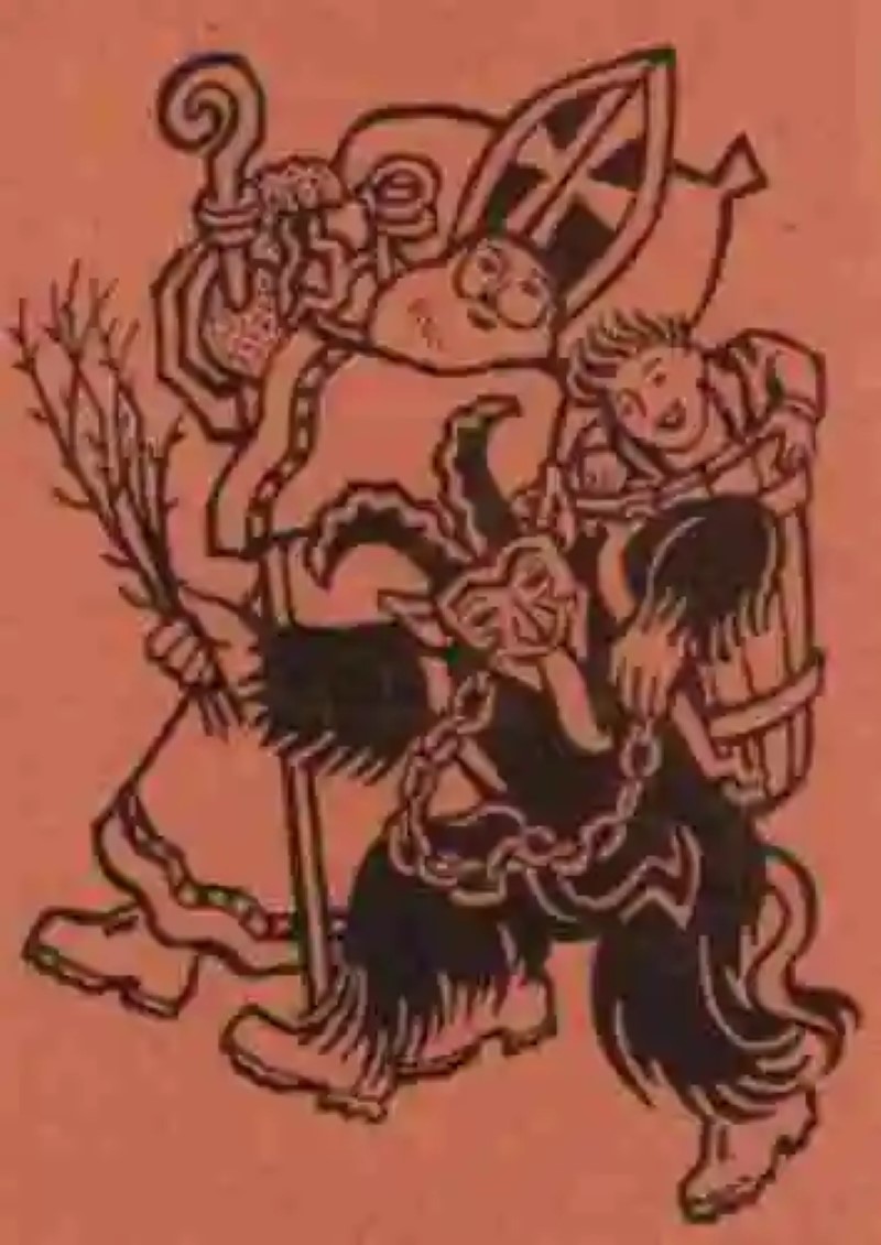 El Krampus, el demonio de la Navidad y sus postales