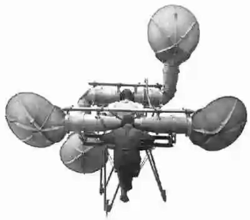 Aparatos de amplificación sonora anteriores a la invención del radar