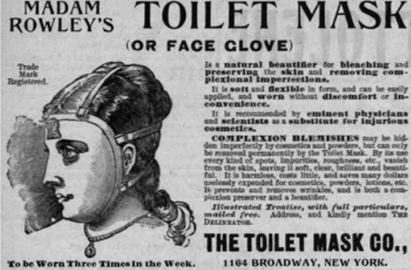 Historia de las máscaras de baño