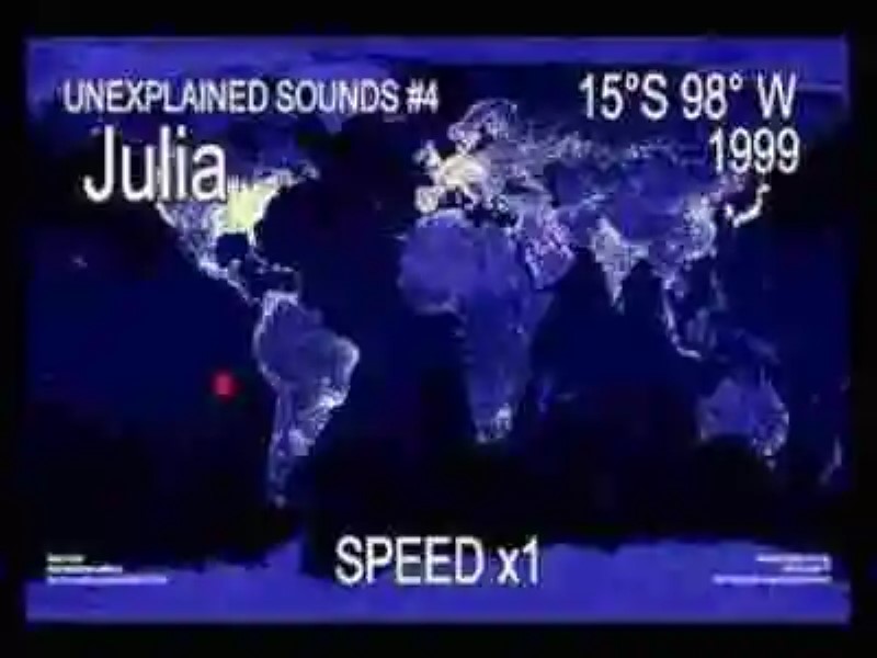 Julia, el misterioso sonido detectado por la NOAA