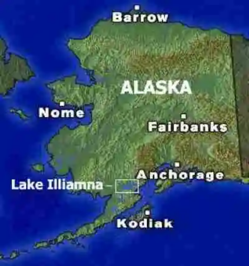 El misterioso monstruo del lago Iliamna de Alaska