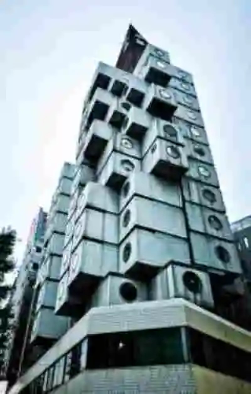 La torre Nakagin de Tokio, o como vivir en una capsula