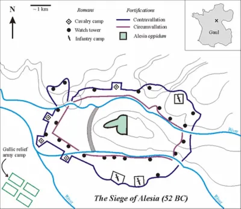 Grandes asedios: Alesia (52 a. C.)