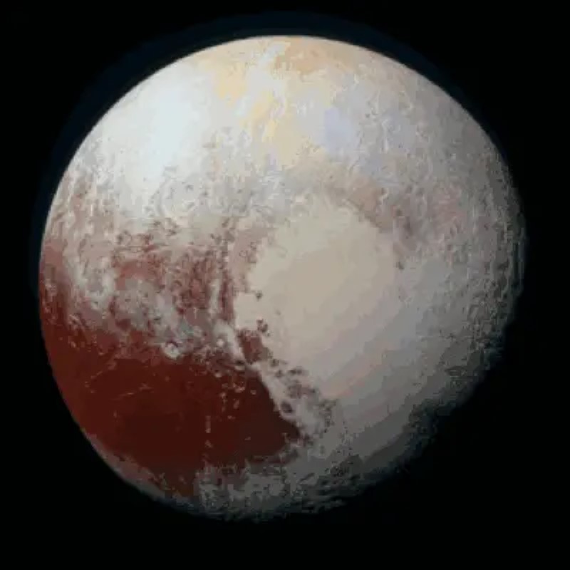 Las coloridas imágenes de la sonda New Horizons