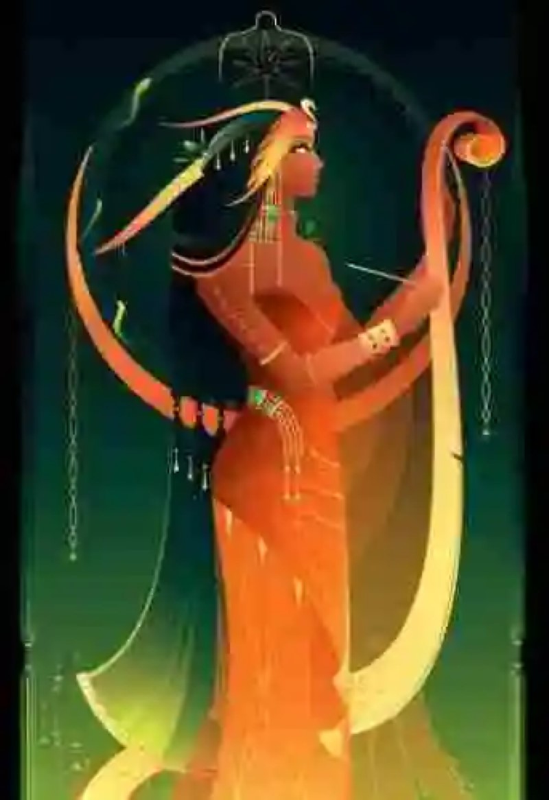 La diosa egipcia de los libros