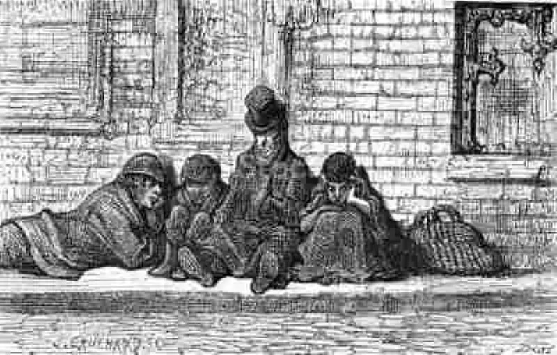 ¿Cómo pasaba la noche un mendigo en la época Victoriana?