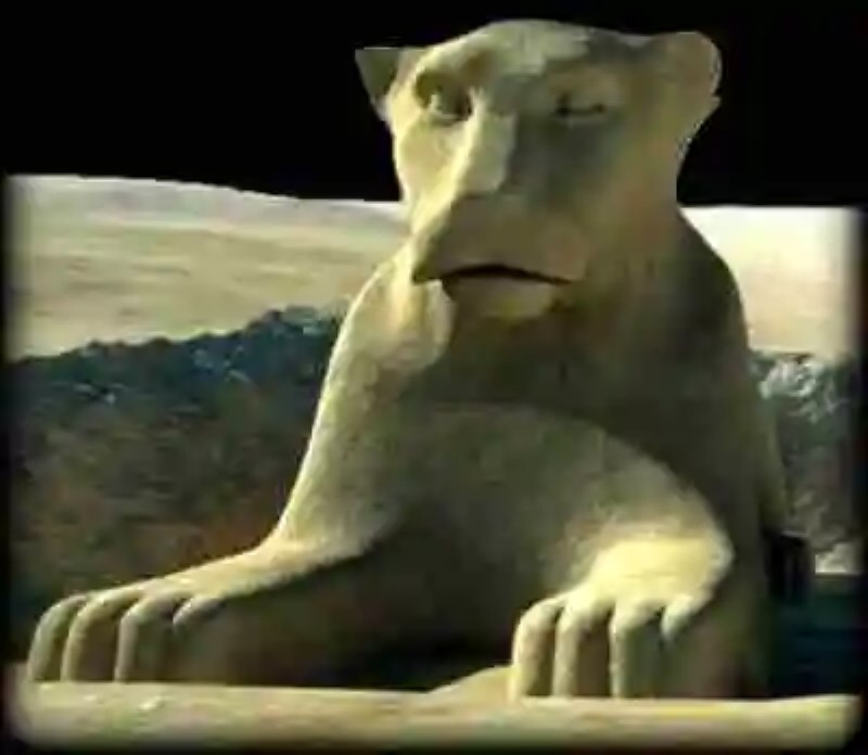La esfinge felina de Giza