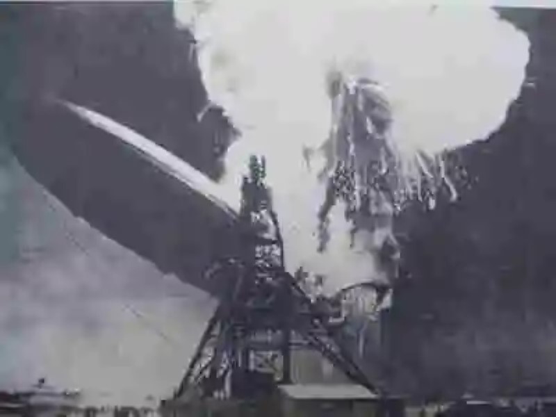 El R 101 y el Hindenburg, cuando los dirigibles ardían en llamas
