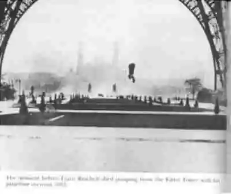 Franz Reichelt, el hombre que quiso volar desde la torre Eiffel