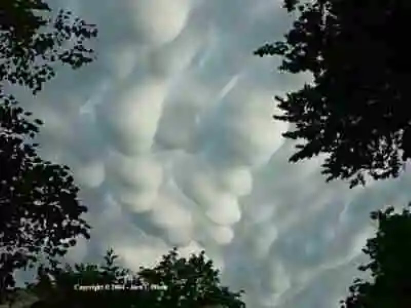 Las nubes mammatus, un espectáculo de la naturaleza