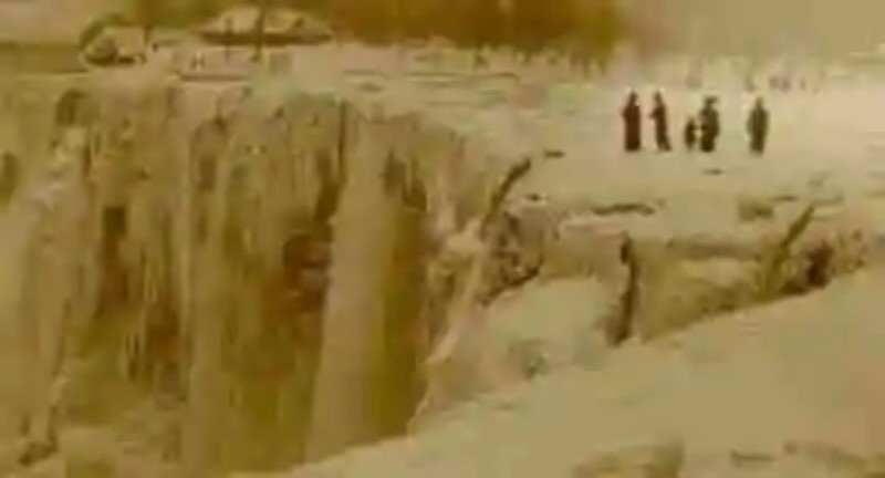 Los años en que se congelaron las cataratas del Niágara