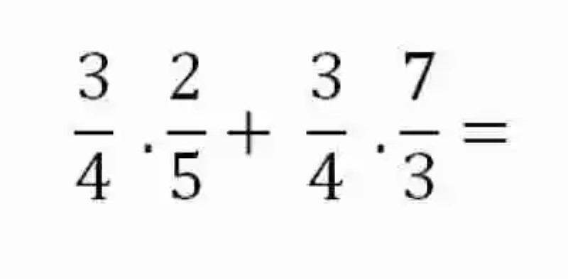 Propiedad del Factor común en la multiplicación de fracciones