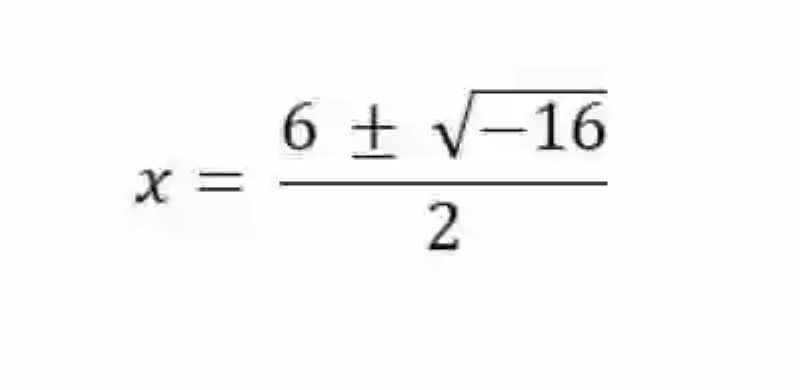 Ejemplo de ecuaciones de segundo grado con discriminante negativo
