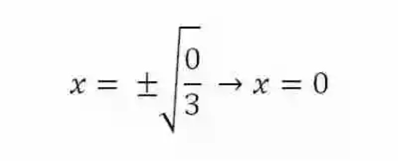 Ejemplos de resolución de las ecuaciones incompletas cuando bx y c son nulos